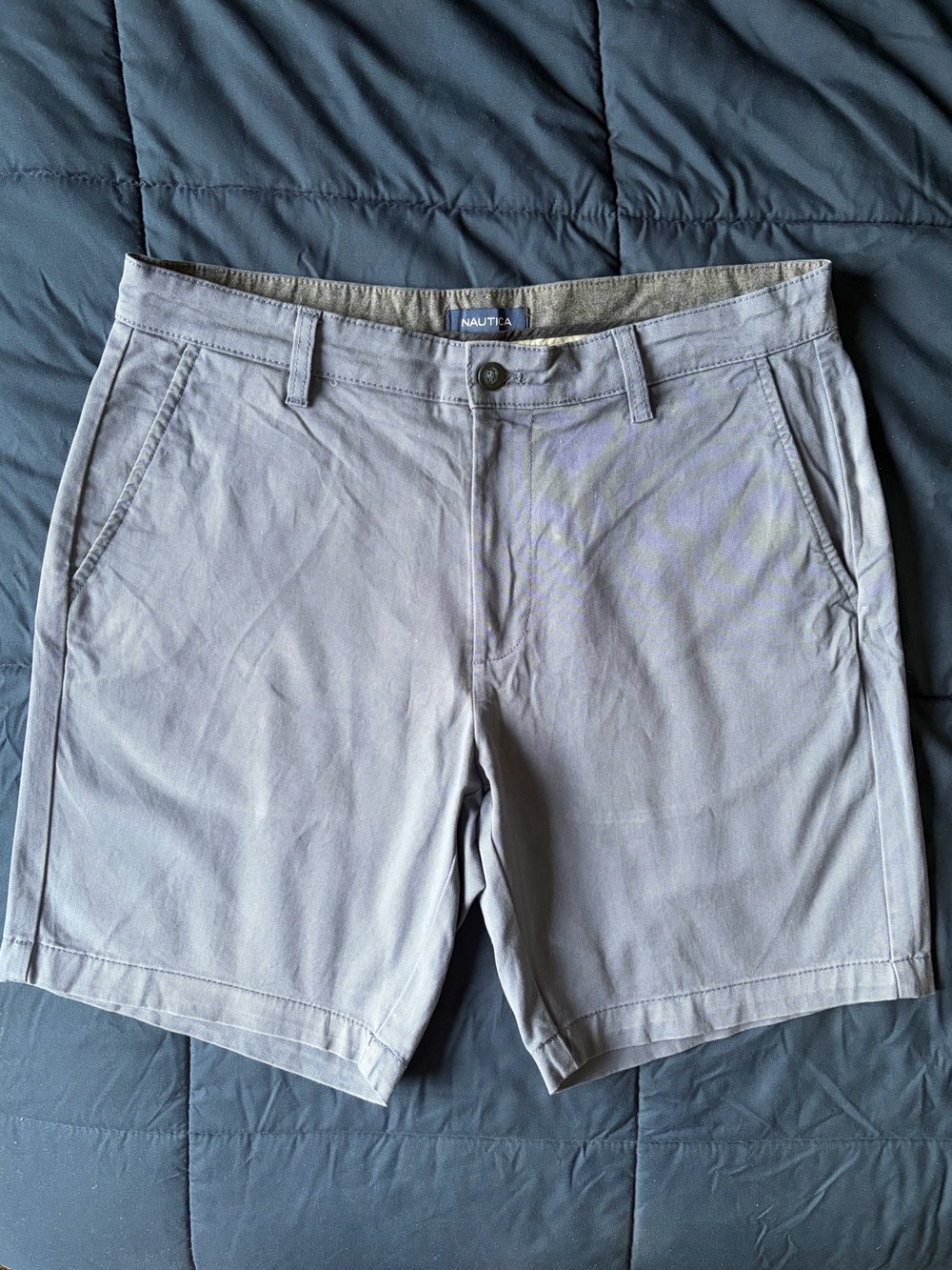 Nautica Men’s Light Blue Chino Shorts